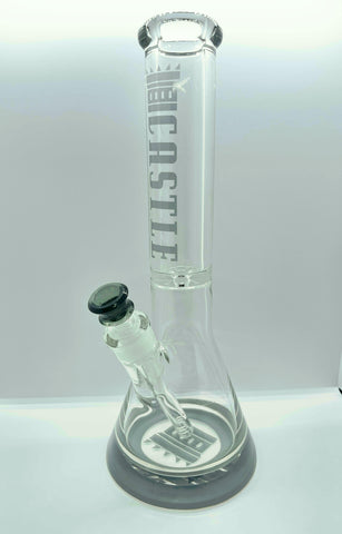 Color Logo Beakers by Castle Glassworks