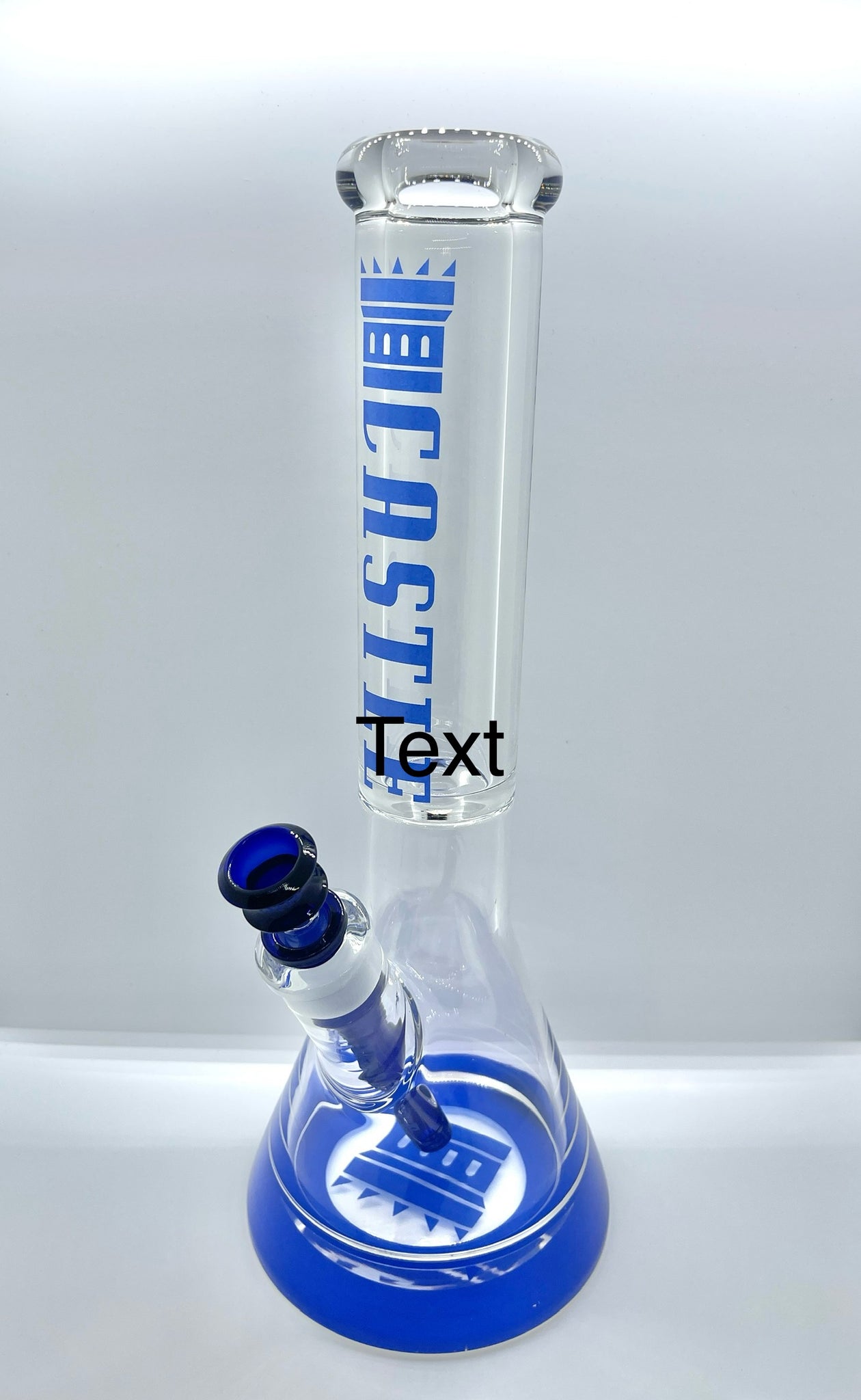 Color Logo Beakers by Castle Glassworks