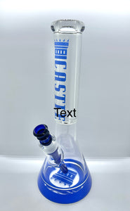Color Logo Beakers by Castle Glassworks