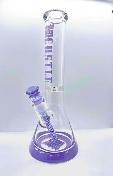 Color Logo Beakers by Castle Glassworks