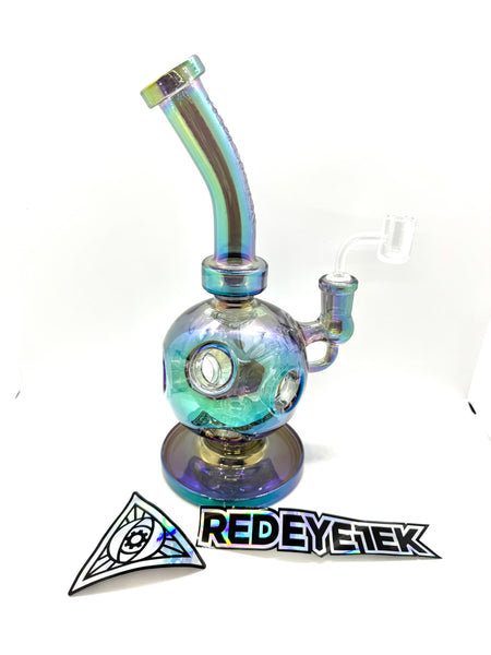 Red Eye Tek | 11" Tall Metallic Terminator Finish Swiss Globe Rig